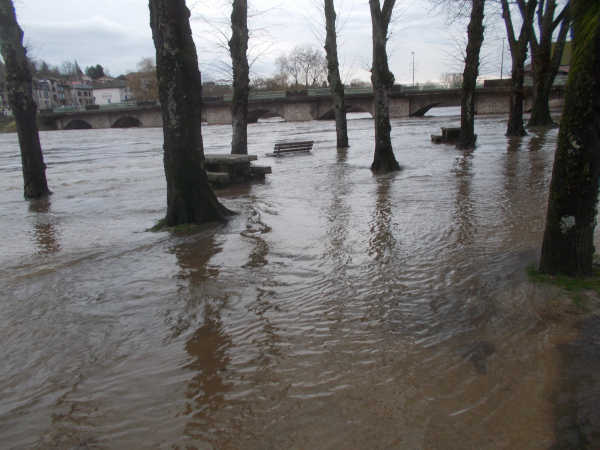 7 janvier 2018 la Vienne déborde